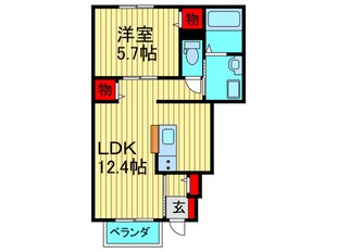 サクラメゾンの物件間取画像